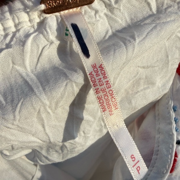 Free people Valenciana Midi Dress - Ivory Combo NWOT - Picture 7 of 8